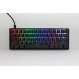 Ducky One 3 Classic Mini RGB mechanisch toetsenbord Zwart, US lay-out (QWERTY), Cherry MX Brown, 60%, RGB led, Double-shot PBT, Hot-swappable, QUACK Mechanics, 60%