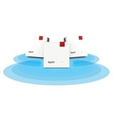FRITZ! Mesh Wi-Fi Set 1700 triopack Edition International repeater Wit, 3 stuks, Wi-Fi 7, 3600 Mbit/s