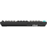 HelloGanss HS75T Obsidian RGB mechanisch toetsenbord Zwart, US lay-out (QWERTY), Gateron White, 75%, RGB leds, PBT Doubleshot keycaps, hot swap, 2,4 GHz | Bluetooth | USB-C