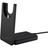 Jabra Evolve2 55, Incl. oplaadstandaard on-ear headset Zwart, Mono, Microsoft Teams, USB-A, Link380a