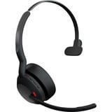 Jabra JBR Evolve2 55 MS Mono Link380a Stand on-ear headset Zwart