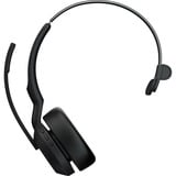 Jabra JBR Evolve2 55 MS Mono Link380a Stand on-ear headset Zwart