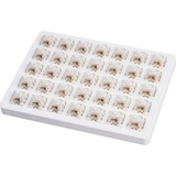 Keychron Gateron G Pro Switch Set Z67 - White, 35 Switches keyboard switches Wit/transparant