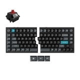 Keychron Q11 Ultra 8K Wireless Custom Mechanical Keyboard Zwart, US lay-out (QWERTY), Keychron Silk POM Red, 100%, RGB leds, KSA double-shot PBT, hot swap, 2.4GHz | Bluetooth 5.2 | USB-C