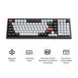 Keychron Q5 HE QMK Wireless Custom Keyboard Wit, US lay-out (QWERTY), Gateron Double-Rail Magnetic Nebula, 96%, RGB leds, OSA double-shot PBT, hot swap, Knob, 2.4GHz | Bluetooth 5.1 | USB-C
