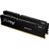 Kingston FURY 64 GB DDR5-5200 Kit werkgeheugen Zwart, KF552C40BBK2-64, Beast, XMP 3.0