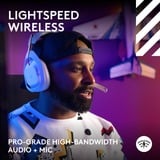 Logitech G Astro A50 LIGHTSPEED over-ear gaming headset Wit, Basisstation (Gen 5), Pc, Xbox, PS5, Nintendo Switch, Bluetooth / USB-C
