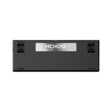 MCHOSE G98 Pro Black Pink Flame Orange Wireless Tri-Mode Custom Mechanical RGB gaming toetsenbord Zwart, US lay-out (QWERTY), TTC Flame Orange, 98%, RGB, Hot swap, Side engraved PBT, draadloos / Bluetooth / USB-C