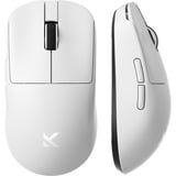 MCHOSE L7 lichtgewicht gaming muis Wit, Tot 26.000 DPI, 2.4 GHz / USB-C / Bluetooth