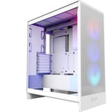 NZXT H7 Flow RGB (2024) midi tower behuizing Wit | 2x USB-A | 1x USB-C | RGB | Tempered Glass