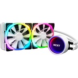 NZXT Kraken X53 RGB White 240mm waterkoeling Wit, 4-pins PWM fan-connector