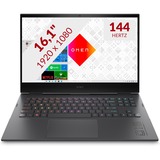 OMEN 16-b0370nd (4B720EA) 16.1" gaming laptop Zwart | 1 TB SSD | RTX 3070 Max-Q | Wi-Fi 6 | Windows 10 Home