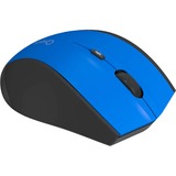 Qware Bolton Draadloze Muis Zwart/blauw, 800 - 1600 DPI