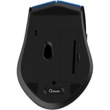 Qware Bolton Draadloze Muis Zwart/blauw, 800 - 1600 DPI