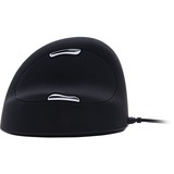 R-Go Tools HE Break ergonomische muis Zwart/zilver, 2400dpi, Links, Large (Handlengte boven de 185mm)