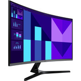 SAMSUNG Essential LS32D396GAUXEN 32" curved monitor Zwart, 100 Hz, VGA, HDMI, Audio