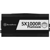 SilverStone SST-SX1000R-PL, 1000 Watt voeding  Zwart, 4x PCIe, 1x 12VHPWR, Full Kabel-management