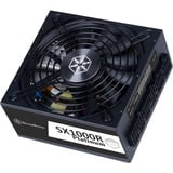 SilverStone SST-SX1000R-PL, modulaire 1000 watt voeding  Zwart, 4x PCIe