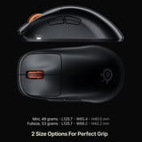 SteelSeries Rival Pro gaming muis Zwart, 100 - 42.000 DPI, 8K, UWB / 6 GHz