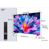 TCL 65P6L HVA 4K Ultra HD Smart TV 65" Ultra HD Lcd Zwart, 3x HDMI, USB-A, LAN, WiFi 5, BlueTooth 5.4, USB-A