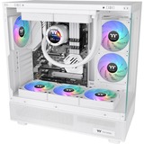 Thermaltake CT120 EX Reverse ARGB Sync PC Cooling Fan Snow (3-Fan Pack) case fans Wit, 3 stuks, 120 x 120 x 25 mm, PWM
