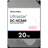 WD Ultrastar DC HC560 20 TB harde schijf SATA 6 Gb/s, 3,5", SE