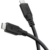goobay USB-C 4.0 > USB-C kabel Zwart, 1,5 meter