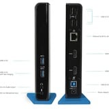 i-tec USB 3.0/USB-C Dual HDMI Docking Station Zwart