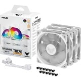 ASUS TUF Gaming TR120 ARGB Reverse fan case fan Wit/transparant, 3 stuks