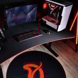 Arozzi Arena Gaming Desk - Pure Black Zwart