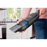 BLACK+DECKER HLVC320B11-QW 12V 2.0Ah Slim Handvac Kruimeldief handstofzuiger Zwart, Incl. Laadstation