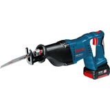 Bosch GSA 18 V-LI Professional reciprozaag Blauw/zwart, L-BOXX, 2x Accu 5Ah en oplader inbegrepen 