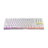 CHERRY XTRFY MX 8.2 TKL Wireless RGB mechanisch gaming toetsenbord Wit, US lay-out (QWERTY), Cherry MX2A Red, 80% (TKL), RGB, 2.4 Ghz / Bluetooth® 5.2 / USB