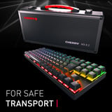 CHERRY XTRFY MX 8.2 TKL Wireless RGB mechanisch gaming toetsenbord Wit, US lay-out (QWERTY), Cherry MX2A Red, 80% (TKL), RGB, 2.4 Ghz / Bluetooth® 5.2 / USB