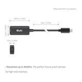 Club 3D CAC-2505 USB-C naar HDMI 2.1 Adapter 8K60Hz Zwart