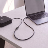 Club 3D CAC-2507 USB-C female adapter Zwart, 40G, 240W, 8K60Hz