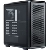 Cooler Master Masterframe 600 midi tower behuizing Zwart | 2x USB-A | 1x USB-C | Tempered Glass