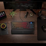 Corsair VANGUARD 96 RGB mechanisch gaming toetsenbord Zwart, US lay-out (QWERTY), Corsair MLX Plasma, 96%, RGB, Keycaps PBT double-shot, ABS single-shot, Hot-swap