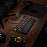 Corsair VANGUARD 96 RGB mechanisch gaming toetsenbord Zwart, US lay-out (QWERTY), Corsair MLX Plasma, 96%, RGB, Keycaps PBT double-shot, ABS single-shot, Hot-swap