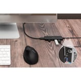 Digitus USB 3.0 hub 4-poorts, Slim Line usb-hub Zwart