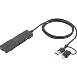 Digitus  usb-hub Zwart
