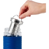 Emsa Tea Mug Thermosbeker 0,4 Liter Blauw/transparant, Glas, schroefdop