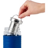 Emsa Tea Mug Thermosbeker 0,4 Liter Blauw/transparant, Glas, schroefdop