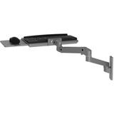 Ergotron LX Pro Wall Keyboard Arm bevestiging Donkergrijs