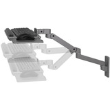Ergotron LX Pro Wall Keyboard Arm bevestiging Donkergrijs