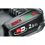 GARDENA Batterij PBA 18V 2.5Ah SoC P4A oplaadbare batterij Zwart, Ingebouwde led-laadstatusindicator