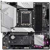 GIGABYTE B760M AORUS ELITE AX socket 1700 moederbord Zilver, RAID, 2.5 Gb-LAN, WLAN, BT, Sound, µATX