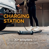 Juice Technology JUICE BOOSTER 3 air Country EU traveller set laadpaal Antraciet/zwart, 1,4 - 11 kW, 3,1 meter kabel, WLAN, BT