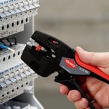 KNIPEX Knip Nextstrip Elektriker Multiwerkzeug striptang Zwart/rood