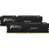 Kingston FURY 64 GB DDR5-5600 Kit werkgeheugen Zwart, KF556C40BBK2-64, Beast, XMP